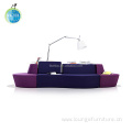 Newest design Modern colorful office waiting sofa set